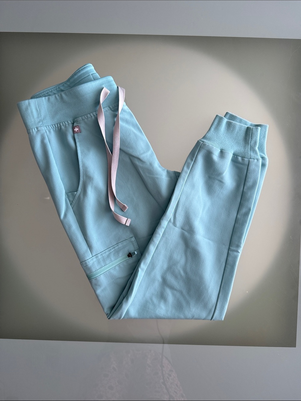 Figs Women Scrub Pants Jogger in Sea Glass XXS-P